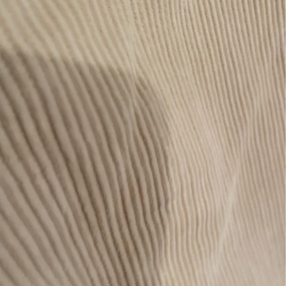Cream corduroy button pants - Picture 5 of 12